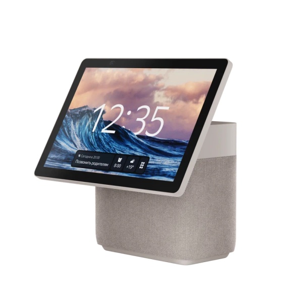 Умная колонка Яндекс.Станция Дуо Макс с Алисой, с Zigbee, 60 Вт, бежевый